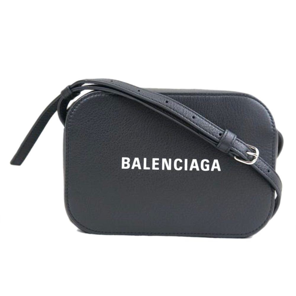 Balenciaga Everyday Leather Solid Camera Bag Black - image 1